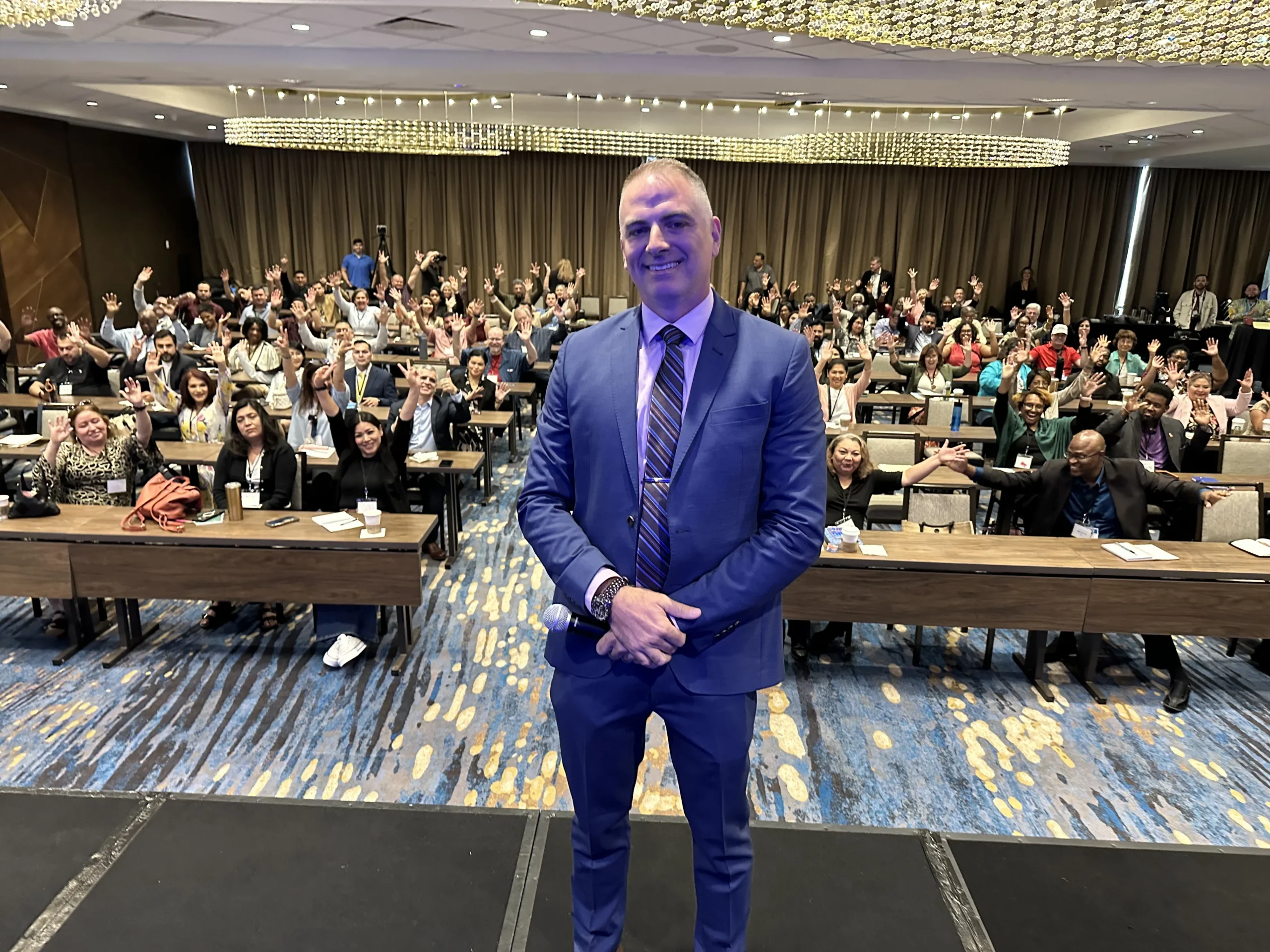 Josh Lyons, CEO of HomeLYNQ, during a real estate education event
